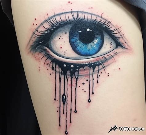 tattoos of the all seeing eye|crying eyes meaningful tattoos.